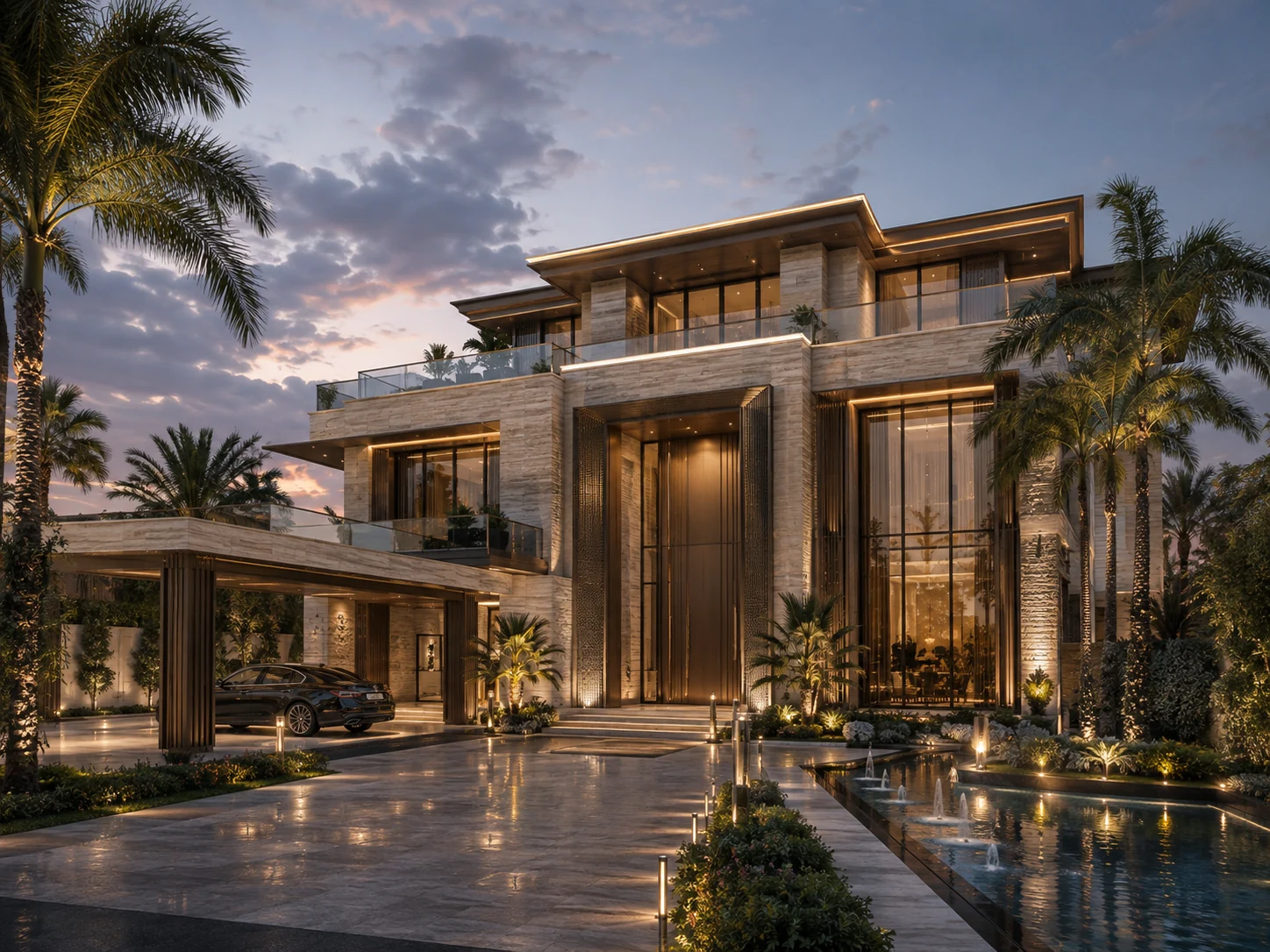 WYBAC VIP Villas Cairo — AI-assisted architectural study